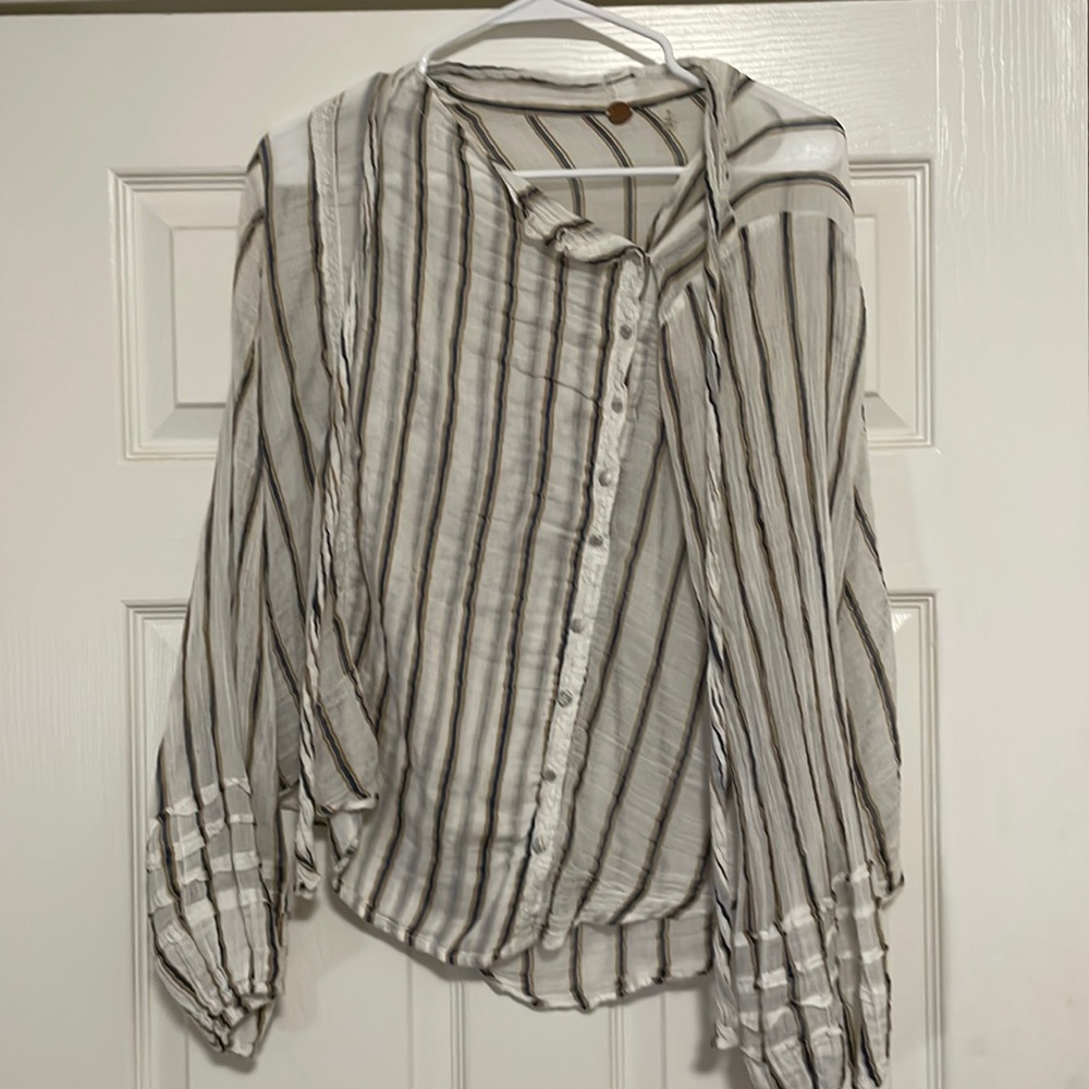 Free People Button Down